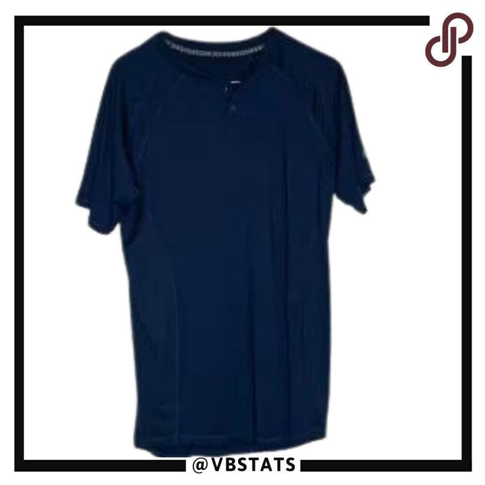 DeMarini Midnight Navy Short‎ Sleeve Baseball Performance Top in Size Small